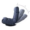 floor chair single sofa reclining chair Japanese chair lazy sofa tatami balcony reclining chair leisure sofa adjustable chair(D0102HEC4F7)