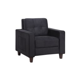 Orisfur. Sofa Set Morden Style Couch Furniture Upholstered Armchair, Loveseat and Three Seat for Home or Office (Armchair) YJ(D0102HH79Z2)