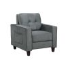 Orisfur. Sofa Set Morden Style Couch Furniture Upholstered Armchair, Loveseat and Three Seat for Home or Office (1-seat) YJ(D0102HH79Z6)