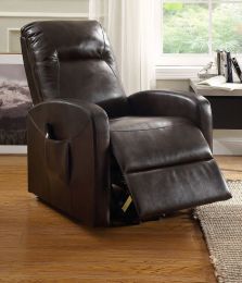 Kasia Recliner w/Power Lift, Espresso PU(D0102HH7E26)