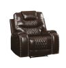 Braylon Recliner (Motion), Brown PU(D0102HH7E7J)
