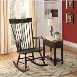 Arlo Rocking Chair in Black(D0102HH7ESJ)