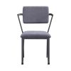 Cargo Chair, Gray Fabric & Gunmetal(D0102HH7RAP)