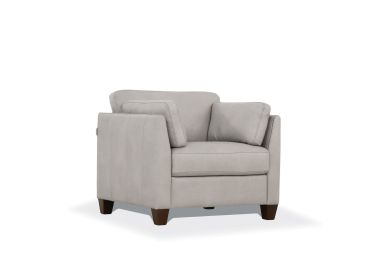 Matias Chair, Dusty White Leather(D0102HH7RU6)
