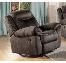 Zubaida Glider Recliner, 2-Tone Chocolate Velvet YJ(D0102HH7RUT)