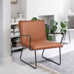 29.1 inches Faux Leather Wide Armchair(D0102HPYJ8G)