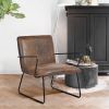 29.1 inches Faux Leather Wide Armchair(D0102HPYJ8Y)