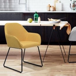 Upholstered Arm Chair/Dinning Chair(D0102HPYLGY)