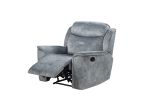 Mariana Recliner, Silver Gray Fabric(D0102HH7R36)
