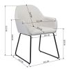 Upholstered Arm Chair/Dinning Chair(D0102HPYL2W)