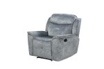 Mariana Recliner, Silver Gray Fabric(D0102HH7R36)