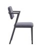 Cargo Chair, Gray Fabric & Gunmetal(D0102HH7RAP)