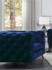 Atronia Chair, Blue Fabric YJ(D0102HH7R46)