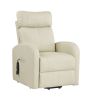 Ricardo Recliner w/Power Lift, Beige PU(D0102HH7EQ2)