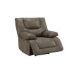 Harumi Recliner (Power Motion), Gray Leather-Aire YJ(D0102HH7RN8)