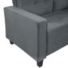 Orisfur. Sofa Set Morden Style Couch Furniture Upholstered Armchair, Loveseat and Three Seat for Home or Office (1-seat) YJ(D0102HH79Z6)