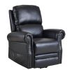 Orisfur. Power Lift Recliner Chair PU Leather Heavy Duty Reclining Mechanism Living Room Furniture with Remote Control(D0102HEBRJ7)