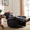 Orisfur. Power Lift Recliner Chair PU Leather Heavy Duty Reclining Mechanism Living Room Furniture with Remote Control(D0102HEBRJ7)