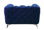 Atronia Chair, Blue Fabric YJ(D0102HH7R46)