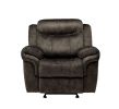 Zubaida Glider Recliner, 2-Tone Chocolate Velvet YJ(D0102HH7RUT)