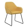 Upholstered Arm Chair/Dinning Chair(D0102HPYLGY)