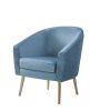 Benny Accent Chair, Velvet & Gold(D0102HH7EMJ)