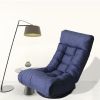 floor chair single sofa reclining chair Japanese chair lazy sofa tatami balcony reclining chair leisure sofa adjustable chair(D0102HEC4F7)