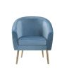 Benny Accent Chair, Velvet & Gold(D0102HH7EMJ)