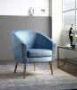 Benny Accent Chair, Velvet & Gold(D0102HH7EMJ)