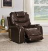 Braylon Recliner (Motion), Brown PU(D0102HH7E7J)