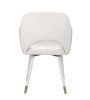 Applewood Accent Chair, Cream Velvet & Gold(D0102HH7EDT)