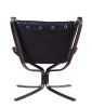 Carney Accent Chair, Vintage Blue Top Grain Leather(D0102HH7EYP)