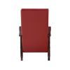 Raina Rocking Chair, Red PU & Espresso Finish(D0102HH7EM8)