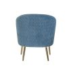 Benny Accent Chair, Velvet & Gold(D0102HH7EMJ)
