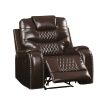 Braylon Recliner (Motion), Brown PU(D0102HH7E7J)