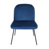Set of 2 Accent Chair Soft Velvet Leisure Chair Upholstered Dining Chair with Backrest Armrest, Grey(D0102HPYYSG)