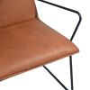 29.1 inches Faux Leather Wide Armchair(D0102HPYJ8G)