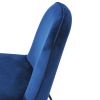 Set of 2 Accent Chair Soft Velvet Leisure Chair Upholstered Dining Chair with Backrest Armrest, Grey(D0102HPYYSG)