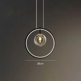 Modern Bubble Chandelier For Staircase Bedroom (Option: Single head-Warm light)