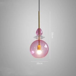 Bar Counter Macarons Candy Glass Chandeliers (Option: Style3)