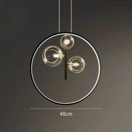 Modern Bubble Chandelier For Staircase Bedroom (Option: 3heads-Neutral light)