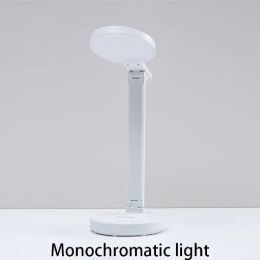 Folding Eye Protection Led Desk Lamp Student Dormitory Dual-purpose Charging And Plug-in (Option: Warm Light White-USB)