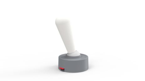 Toggle Light Indoor Silicone USB Charging Ornaments (Option: Gray-USB)