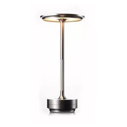Promise Dimming And Color Matching Creative Mushroom Crystal Table Lamp I-shaped Night Light (Option: Silver-5W)